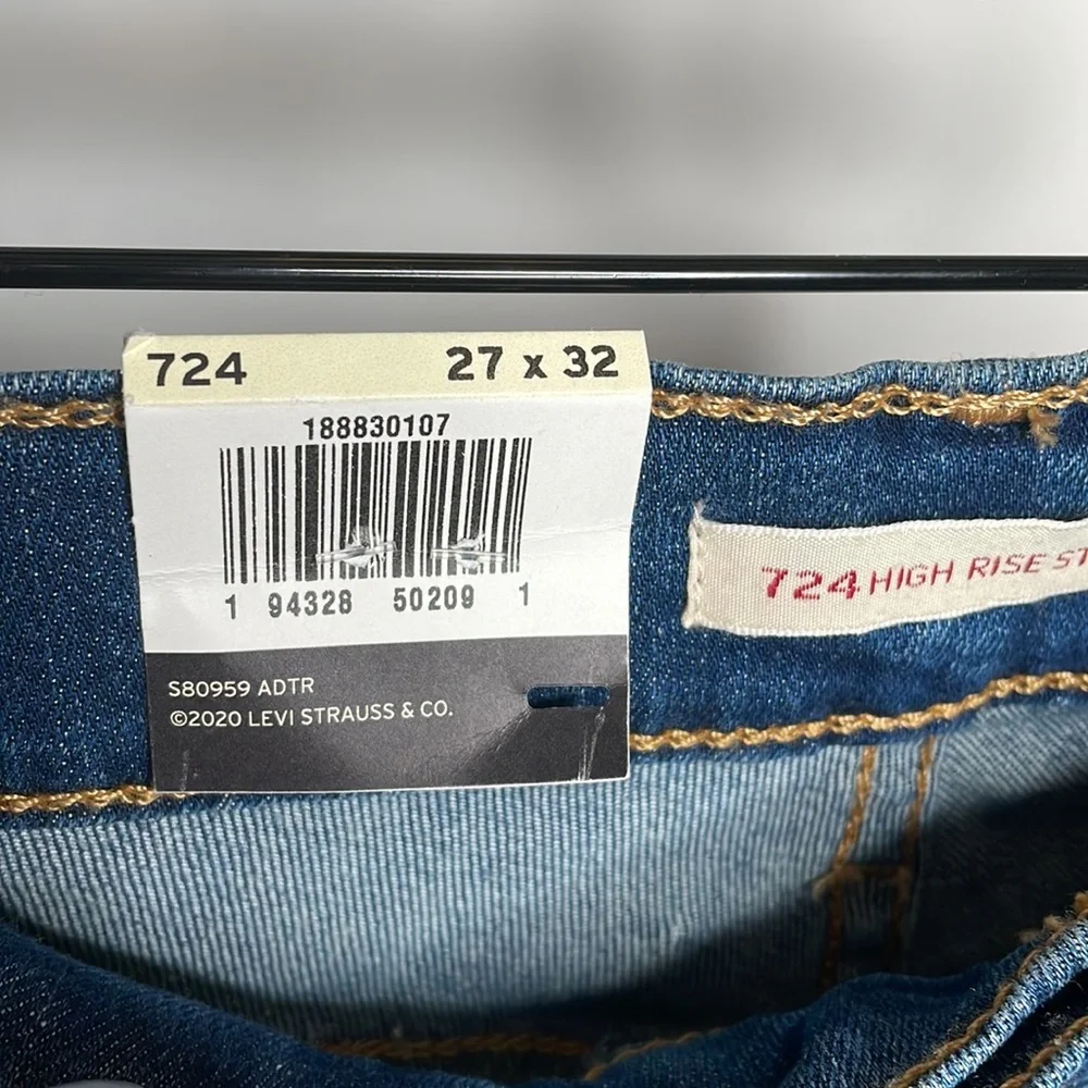 Levi’s | 724 High-rise Straight Leg Jeans 27x32 - Picture 12 of 12